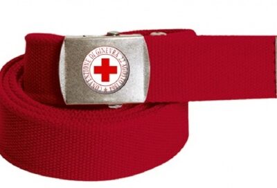 CINTURA CON LOGO CROCE ROSSA