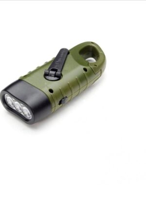 Torcia Elettrica LED Portatile con Batteria Solare Ricarica