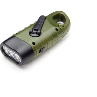 Torcia Elettrica LED Portatile con Batteria Solare Ricarica