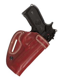 Fondina in Pelle Aperta Sopra Marrone Porto Occulto Borghese Vega Holster