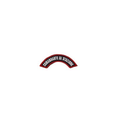 Patch Comandante di Stazione Carabinieri ricamata da camicia