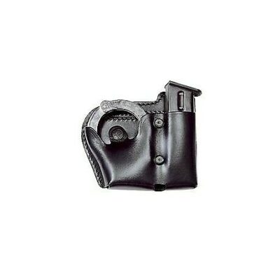VEGA HOLSTER 1P07 PORTA MANETTE CON PORTA CARICATORE PISTOLA NERO MARRONE