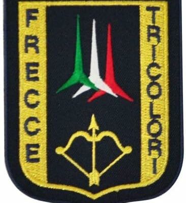 Patch Ricamata FRECCE TRICOLORI con Velcro