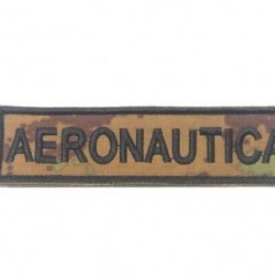 Patch  Ricamata con Velcro Aeronautica  VEGETATO