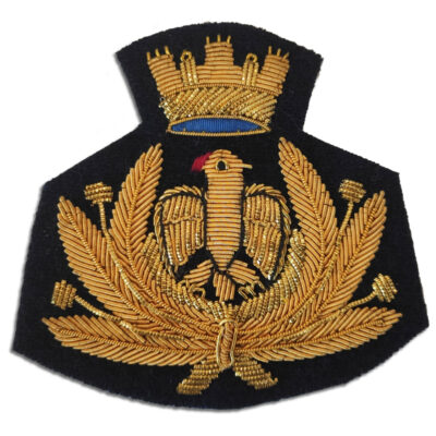 Fregio da Berretto  ricamato canottiglia Aeronautica Militare