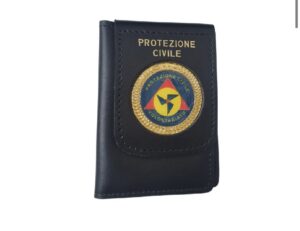 Portafogli con placca Protezione Civile