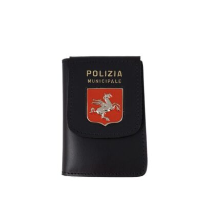 Portafoglio Polizia Municipale Toscana  in pelle