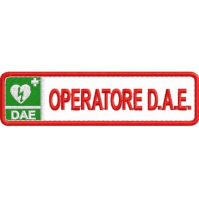 Patch ricamato OPERATORE D.A.E