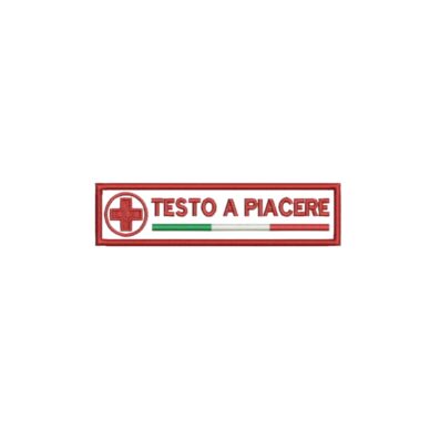Patch Croce Rossa Italiana