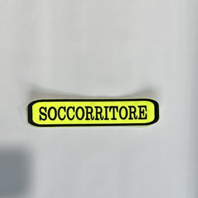Patch Ricamata Soccorritore