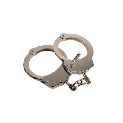 Manette Handcuffs Acciaio Modello Spagnolo Professionali Carabinieri Polizia GDF