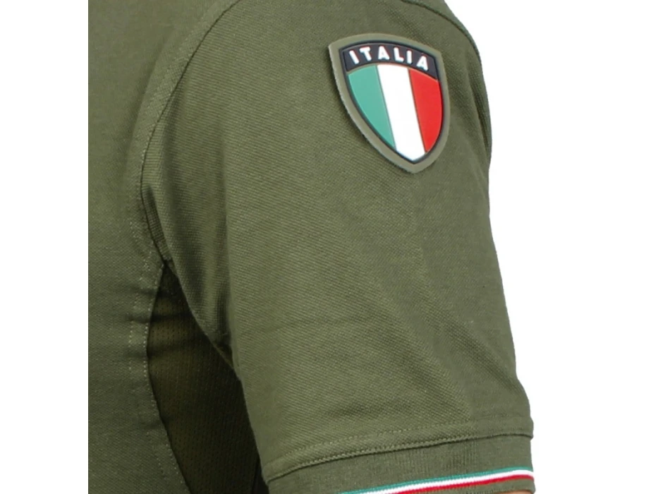 Polo Aeronautica Militare con Stellette Completamente Ricamata - immagine 3