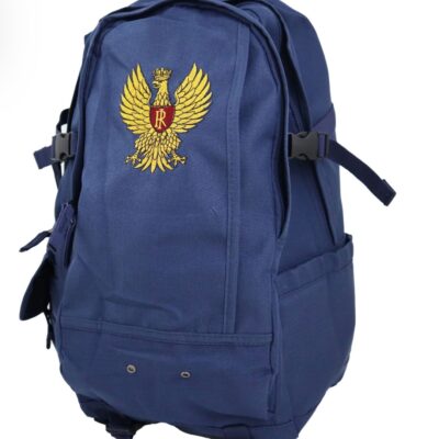 Zaino blu Navy con aquila Polizia di Stato Ricamata