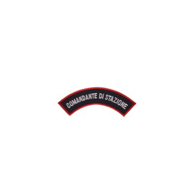 Patch Comandante di Stazione Carabinieri ricamata da giacca