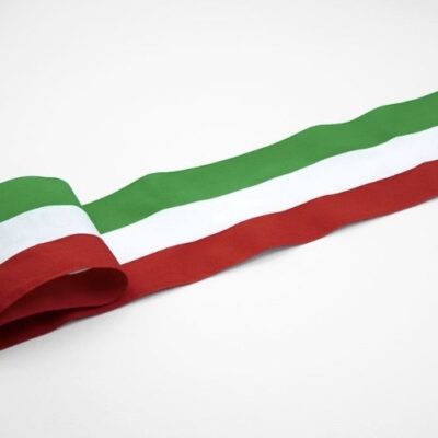 Nastro in Gros-Grain a righe Tricolore