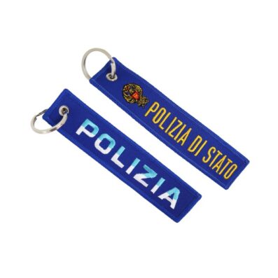 Portachiavi  Polizia di Stato Prodotto Italiano Ufficiale